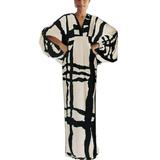 Womens Baggy Sleeve Floral Print Dress Tie Dye Long Maxi Dress Ladies Party Evening Cocktail Dresses Sundress