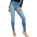 Sofia Jeans by Sofia Vergara Womenâ€™s Rosa Curvy High Rise Ankle Jeggings