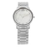 Pre-Owned Movado TC 0606691 Stainless Steel Mother Of Pearl Dial Quartz Ladies Watch