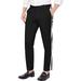 INC International Concepts Mens Slim-Tapered Fit Side-Stripe Cropped Chinos, Black, Size 33