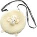 Little Girl's Plush Purse Cute Sheep Cartoon Mini Crossbody Bag Kids Toddler Children Fashion Cellphone Coin Purse Card Wallet Toy Satchel Shoulder Bag Beige