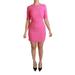 Dolce & Gabbana Pink Stretch Sheath Mini Bodycon Dress