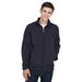 Men's Three-Layer Fleece Bonded Performance Soft Shell Jacket - MIDNIGHT NAVY - XL