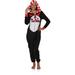 Dr. Seuss Womens Union Suit Holiday Fun Pajama Onesie, Cat, Size: Large