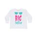 Inktastic Big Sister, Older Sister, Sunglasses - Blue Pink Toddler Long Sleeve T-Shirt Female