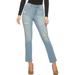 Sofia Jeans by Sofia Vergara Womenâ€™s High Rise Slim Straight Jeans