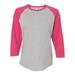 LAT - New NIB - Women - Women's Baseball Fine Jersey Three-Quarter Sleeve Tee