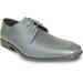 ALLURE MEN Dress Shoe AL01 Fashion Tuxedo for Wedding, Prom and Formal Events with Wrinkle Free Material Steel Grey 14M