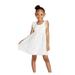 Cat & Jack Baby Girls Size 2T Iridescent Woven Dress, White