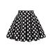 MintLimit 1950's Vintage Pleated Skirt A-line Retro Floral Printed Midi Skirts with Pockets