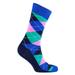 Blue Candy Argyle Socks
