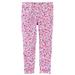 OshKosh B'gosh Baby Girls' Floral French Terry Jeggings, 6 Months