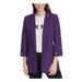 DKNY Womens Purple Blazer Jacket Size 2P