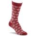 Fox River Snowflake Women`s Ultra-lightweight Crew Socks, Small, Red