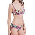 YouLoveIt Womens Swimwear Bikini Set Push up Swimsuit Bathing Suits Two-Piece Swimsuit Women's Bikini Top Bottom Swimsuit 2-Piece Set