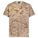 Men's Tactical Medical Srubs Shirt, Ripstop Nylon Cotton Blend, Nurses, Military, EMS, Made in USA, Deser MARPAT, Size Large