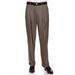 Giovanni Uomo Mens Pleated Front Pin Striped Dress Pants