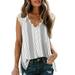 Aimik Womens Fashion T-Shirts Casual Lace Trim V Neck T Shirts Loose Fit Blouses Tunic Shirts Tops