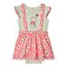 Disney Winnie the Pooh Baby Girl Pinafore Dress & Top, 2 Piece Set