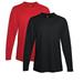 Hanes Menâ€™s 4 oz Cool Dri Long Sleeve Performance T-Shirt (Pack of 2) (1 Black / 1 Deep Red)