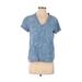 Pre-Owned Cloth & Stone Women's Size XS Short Sleeve Blouse