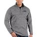 Chicago Fire Antigua Big & Tall Wordmark Fortune Quarter-Zip Pullover Jacket - Heathered Gray