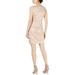 Calvin Klein Womens Lace Sequined Sheath Dress