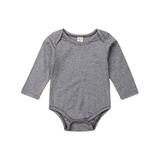 Newborn Baby Girls Clothing Rompers Candy Colors Cottons Tops Long Sleeve Romper Outfits Clothes Jumpsuits Ruffled Baby Costume