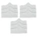 100% Cotton Bra Liner 9-Pack - Size Small, White by More of Me to Love