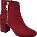 Women's Journee Collection Sarah Heeled Ankle Bootie