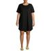 Terra & Sky Women's Plus Size Scoop Neck T-Shirt Dress