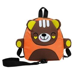 Chinatera Cute 3D Bear Pattern Backpacks Kid Girls Boys Nylon Small Knapsack (Orange)