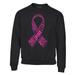 S4E Men's Pink Ribbon Word Montage Crewneck Sweatshirt