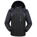 Binpure Unsex Outdoor Long-sleeved Hooded Jackets Autumn and Winter Sports Trench Coat