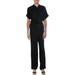 Lauren Ralph Lauren Womens Janilia Linen Pinstripe Jumpsuit