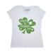 Inktastic Happy St. Patrick's Day Shamrock in Green Adult Women's V-Neck T-Shirt Female