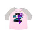 Inktastic Suicide Prevention I Wear Teal and Purple For My Husband Adult Women's Plus Size T-Shirt Female