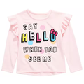 Jumping Beans Girls 4-12 Hello Kitty Say Hellow When you see me Graphic Tee Tshirt