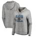 Philadelphia Union Fanatics Branded Women's Cozy Collection Steadfast Fleece Tri-Blend Pullover Hoodie - Heathered Gray