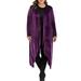 Juniors Cardigan Sweater Solid Color Long Cardigan Open Front Draped Sweater for Womens Plus Cardigan Duster Sweaters Comfortable Soft Velvet Coat