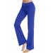 Women's Bootcut Yoga Pants with Pockets High Waisted Workout Pants for Ladies Bootleg Work Pants Dress Pants