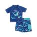 Penelope Mack Baby Boys' 2-Piece Whales Rash Guard Swim Set (Infant)