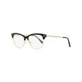 Tom Ford Blue Block Eyeglasses TF5546B 001 Black/Gold 52mm FT5546