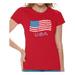 Awkward Styles Distressed Flag USA Women Shirt Flag Gifts 4th of July T shirt for Women I'm American Patriotic Women Tshirt 4th of July Gifts 4th of July T-shirt for Women Proud American