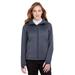 Ladies' Paramount Bonded Knit Jacket - CLSC NVY HT/ CRB - S