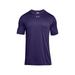 Under Armour Men's UA Locker 2.0 T-Shirt (Large, Purple-Metallic Silver)