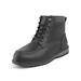 Bruno Marc Boys Classic Boots Zipper Hiking Work Boots Cool Outdoor Ankle Combat Boots APACHE-01-K BLACK Size 12