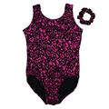 Wenchoice Hot Pink Leopard Leotard Set - Infant, Toddler, Girls & Women Adult Xs