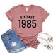 Vintage 1985 Shirt 36Th Birthday Gift Party Tshirt Birth Anniversary Shirts Women's Celebration Tee 36 B'day T-shirt