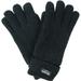 Debra Weitzner Mens Knit Wool Gloves Texting Thinsulate Lining Black Small/Medium